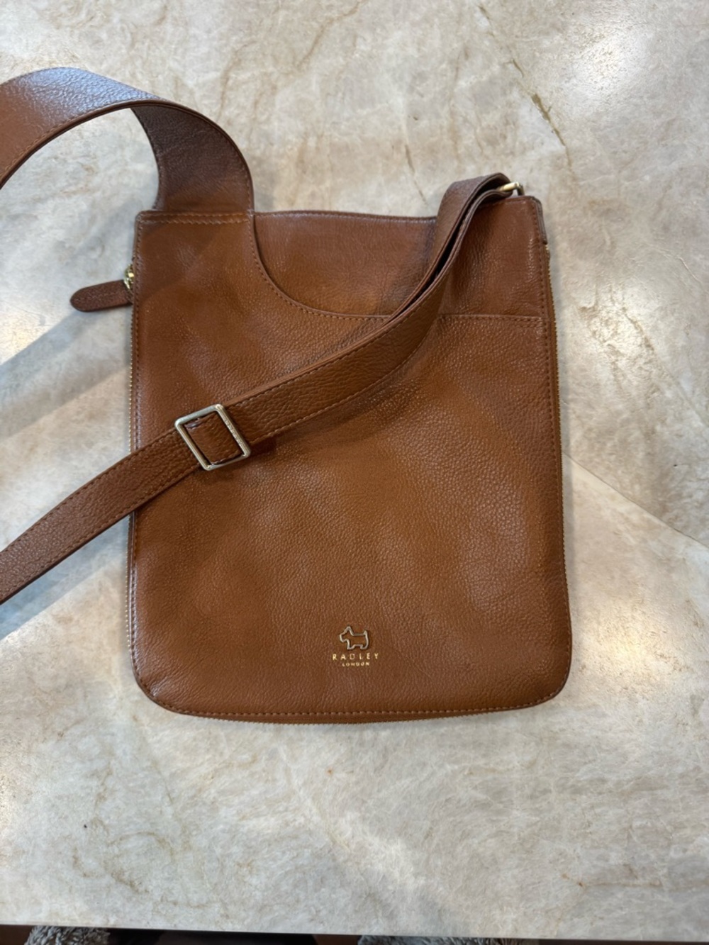 RADLEY LONDON Brown Leather Crossbody Bag